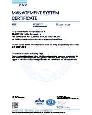 ISO 45001 Mapei NA