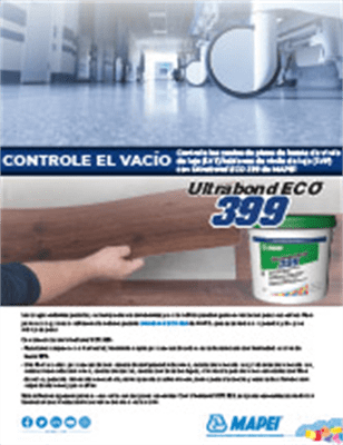 Controle el vacío - Volante de Ultrabond ECO 399