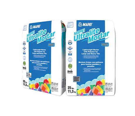 MAPEI Ultralite Mortar — Now in white AND gray