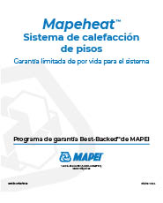 Mapeheat sistema de caleefaccion de pisos