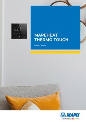 Leaflet - Mapeheat Thermo Touch - User Manual