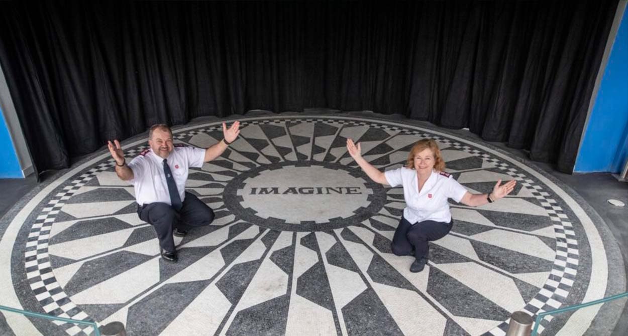 Mapei system completes the John Lennon ‘Imagine’ mosaic at Strawberry Field Forever Bandstand