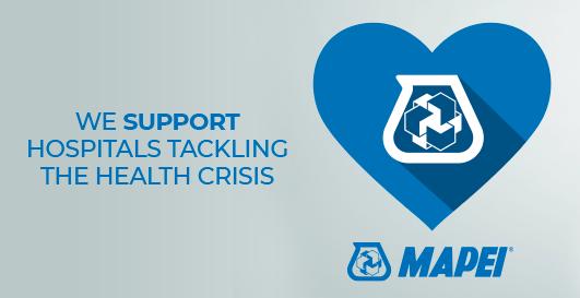 CORONAVIRUS: MAPEI IS SUPPORTING HOSPITALS IN THEIR FIGHT  AGAINST THE ONGOING HEALTH CRISIS