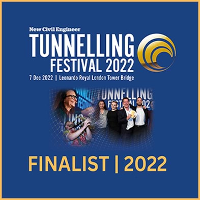 Short-list trio for Mapei in NCE Tunnelling Festival Awards 2022