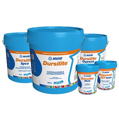 Mapei extends coatings range with Dursilite & Mapecoat Act paint series
