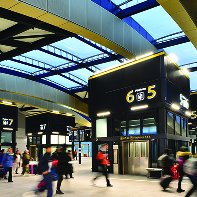 Mapei sets the scene at Gatwick Airport Station