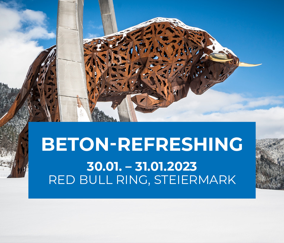 BETON-REFRESHING 2023 am Red Bull Ring – JETZT anmelden!