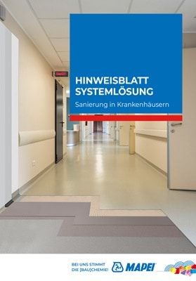 Hinweisblatt Systemlösung – Sanierung in Krankenhäusern