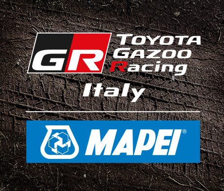 Mapei a fianco di Toyota nel Campionato italiano Rally