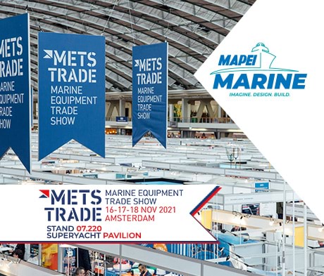 Mapei Marine is taking part at Metstrade 2021 in Amsterdam from 16th to 18th November