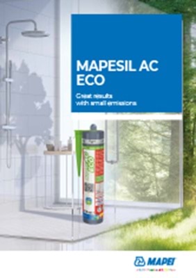MAPESIL AC ECO - Great results with small emissions