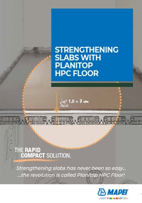 Strengthening slabs with Planitop HPC Floor