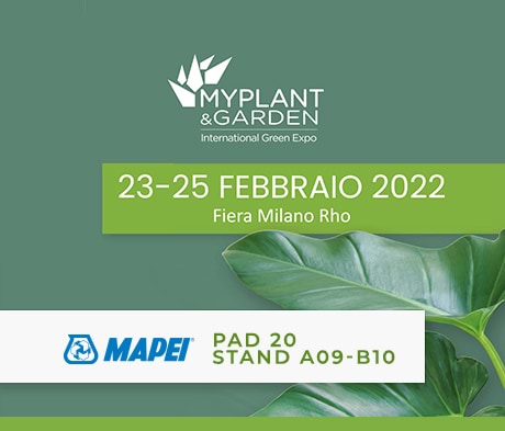 Mapei porta a MyPlant&Garden le proprie soluzioni innovative per un arredo urbano sempre più durevole e sostenibile