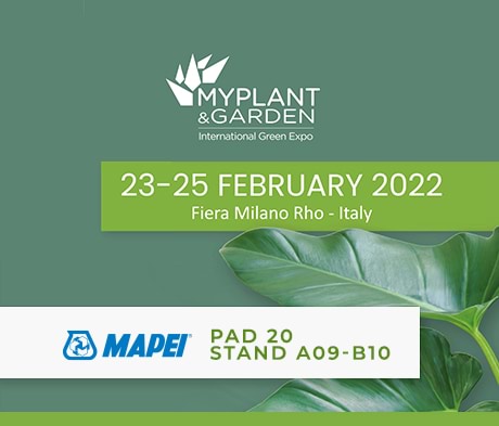Mapei at MyPlant&Garden with its innovative solutions for more durable and more sustainable urban landscaping