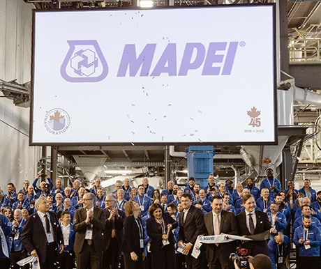 Mapei inaugurates its plant expansion in Laval, Canada
