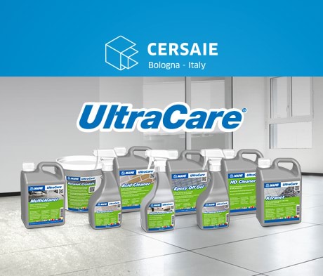 Nasce Ultracare: la nuova linea Mapei per la pulizia, la manutenzione e la protezione delle superfici