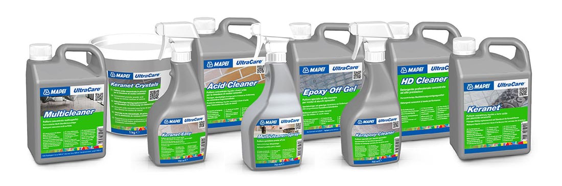 Ultracare: the new Mapei line for cleaning, maintaining and protecting  surfaces