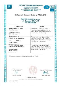 ISO 9001_2015_10 załącznik do certyfikatu