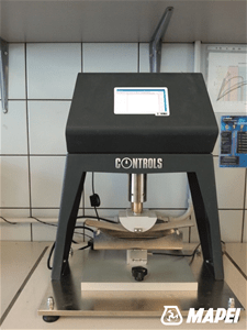 Measuring the deformabillity of cementitious adhesive