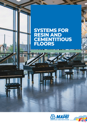 Systems for resin and cementitious floors