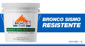 Bronco Sismo Resistente - Masilla acrílica con adherencia y plasticidad para sellar juntas entre vigas y columnas | Mapei.