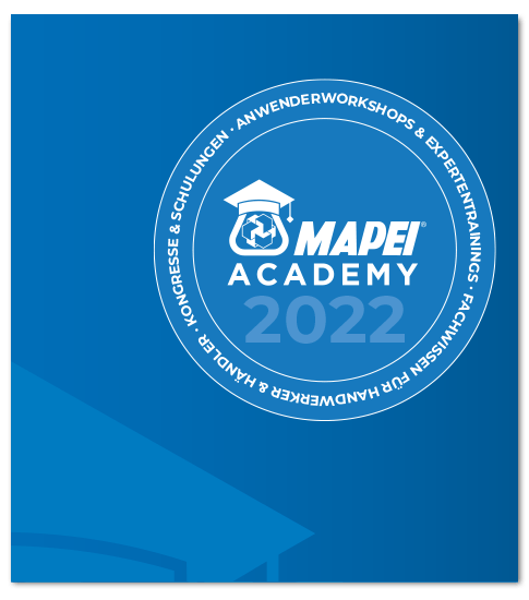 Mapei Academy Schulungsprogramm 2022