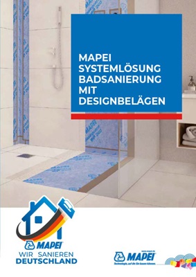 MAPEI Systemlösung Badsanierung mit Designbelägen