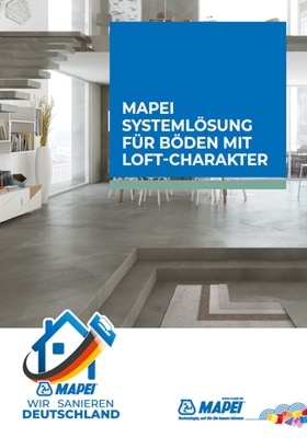 MAPEI Systemlösung für Böden mit Loft-Charakter