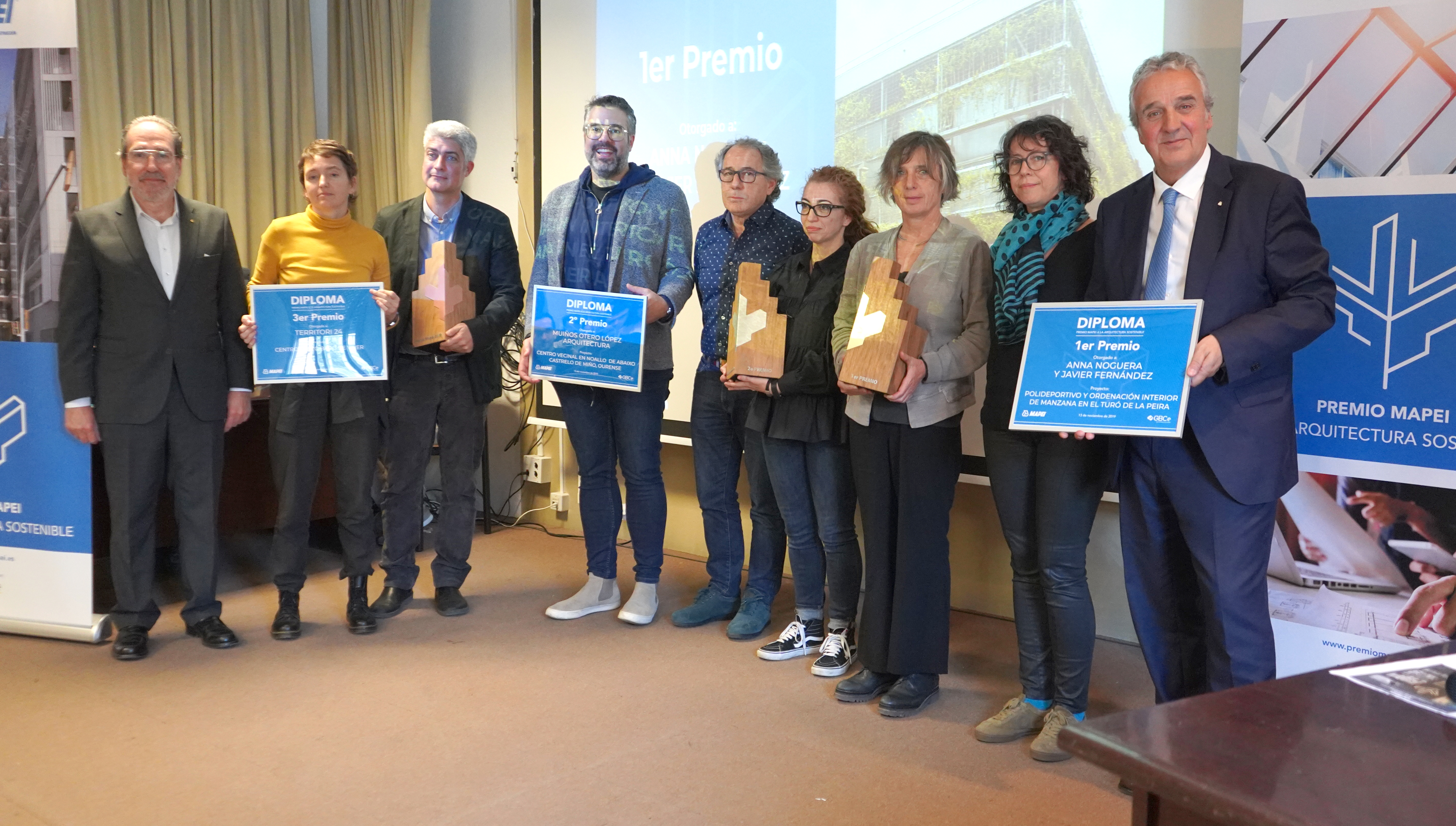 El proyecto Polideportivo y ordenación interior de manzana en el Turó de la Peira, ganador del Premio Mapei 2019 