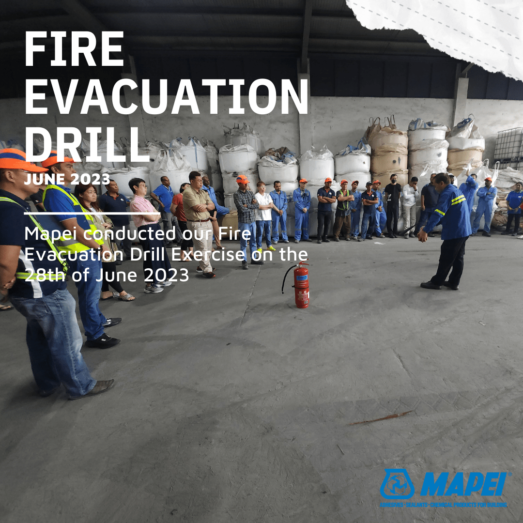 Mapei Fire Evacuation Drill Exercise June 2023