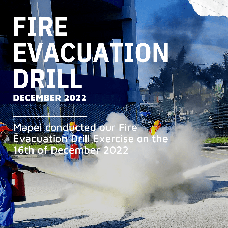 Mapei Fire Evacuation Drill Exercise December 2022