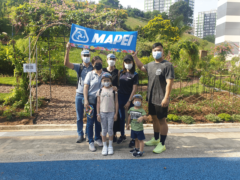 Mapei Singapore colleagues and family joins the One Million Trees movement