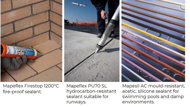 Selecting sealants for joints| Sealants for all types of site conditions