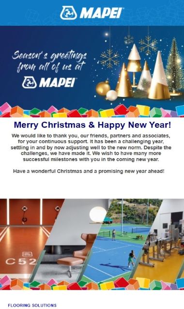 Mapei SG Newsletter - Dec 2021 issue