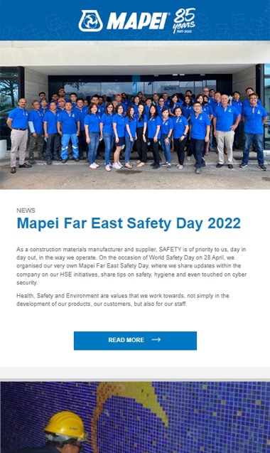 Mapei SG Newsletter - Jun 2022 issue