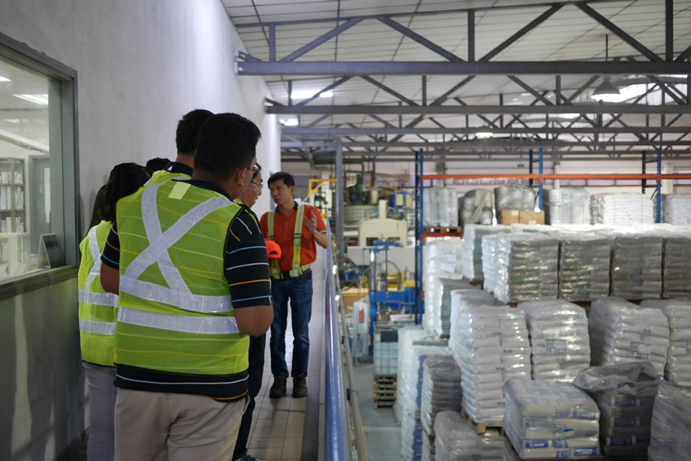 Singapore Plant & Lab Tour for Mapei Philippines' Guests