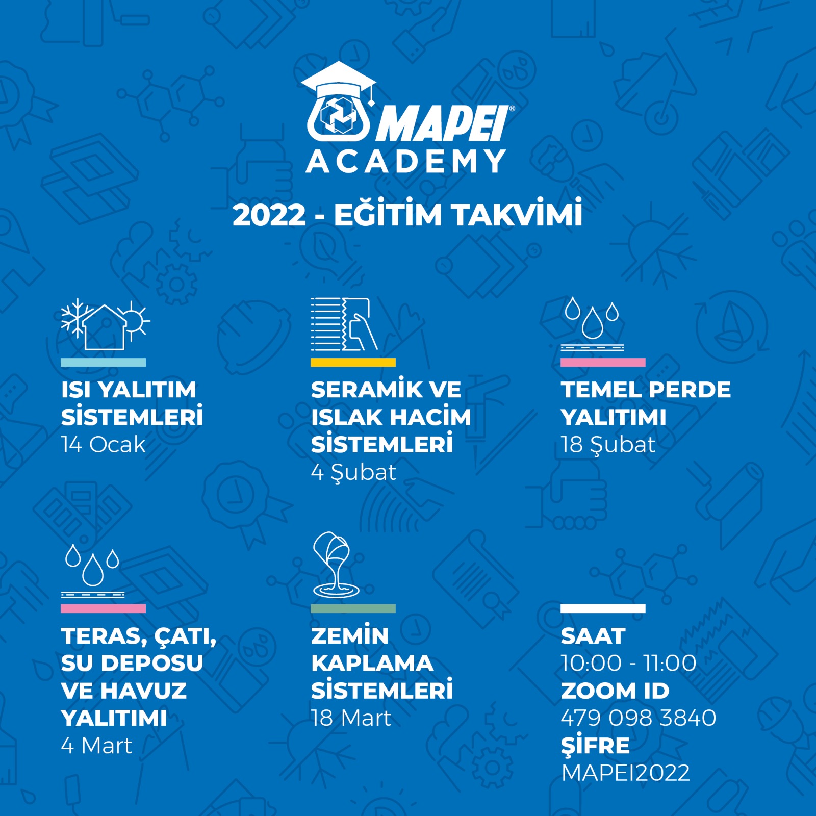 2022 #2 Mapei Academy Webinar: MAPEI Seramik ve Islak Hacim Sistemleri