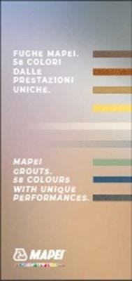 Mapei Grouts. 58 colours with unique performances.