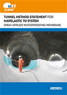 Tunnel method statement for Mapelastic TU System