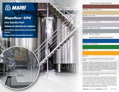 Mapefloor CPU Color Selection Chart