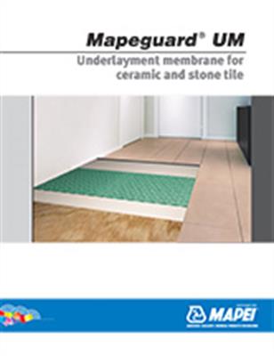 Mapeguard UM - Underlayment membrane for ceramic and stone tile