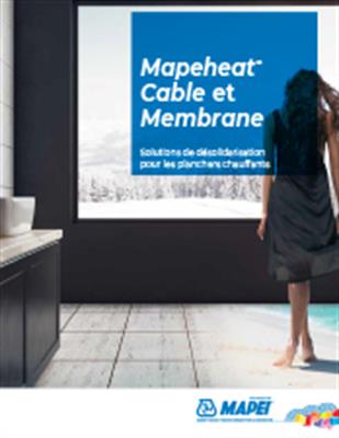 Mapeheat Cable et Membrane Solutions de désolidarisation pour les planchers chauffants