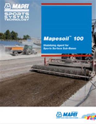 Mapesoil 100 - Stabilizing Agent for Sports Surface Sub-Bases