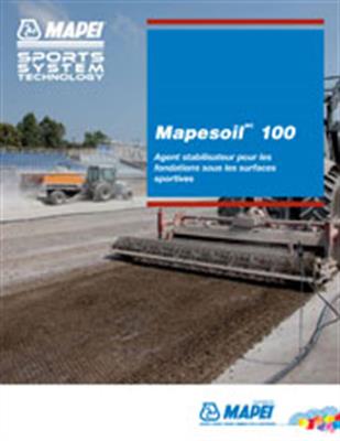 Mapesoil 100 - Agent stabilisateur pour les fondations sous les surfaces sportives