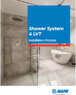 Shower System 4 LVT Installation Process