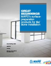 MAPEI’s surface preparation products for tile/stone installation