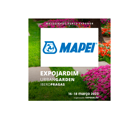 A Mapei marca presença na EXPOJARDIM e URBAN GARDEN 2023