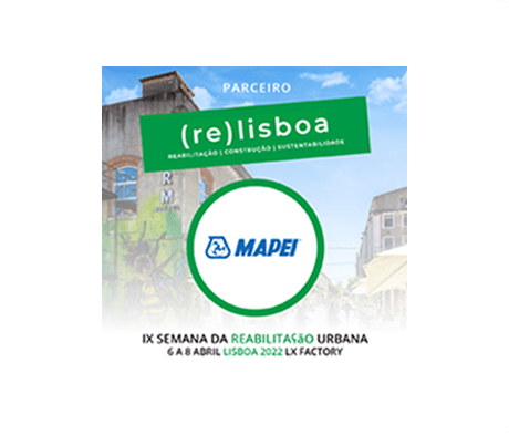 A Mapei é patrocinador ouro da IX Semana da Reabilitação Urbana