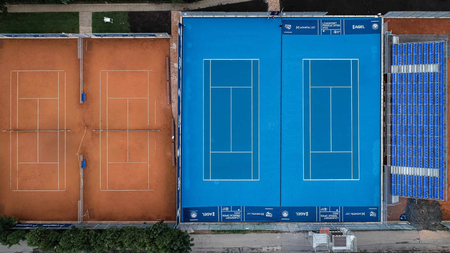 Project Tennis courts SPARTA Praha, Praha Mapei UK