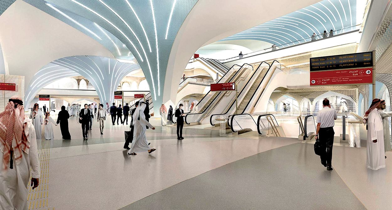 Mapei partecipa alla costruzione della Metro Red Line a Doha in Qatar (1)